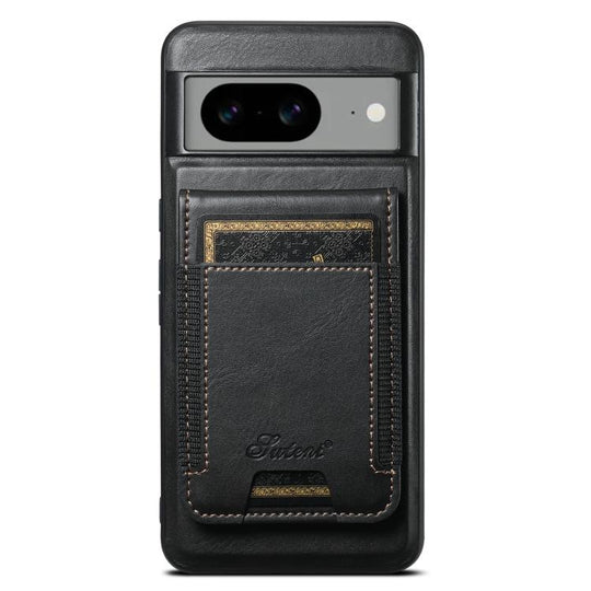 For Google Pixel 10 Suteni H17 Oil Eax Leather Detachable Wallet Phone Case(Black)