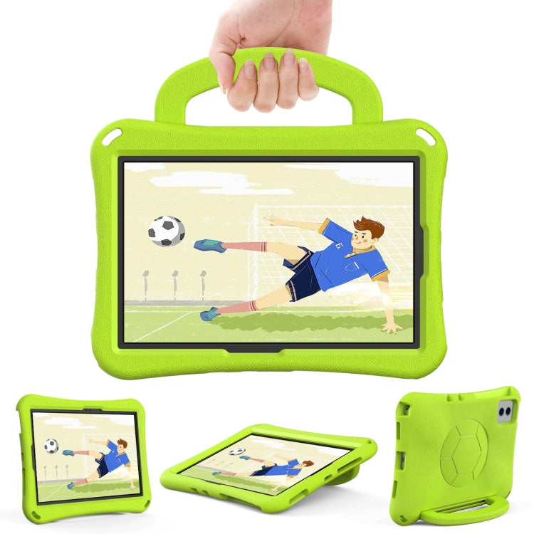 For Samsung Galaxy Tab S8 11 X700N 2022 Handle Football Shaped EVA Shockproof Tablet Case(Grass Green) by buy2fix