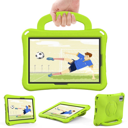 For Samsung Galaxy Tab S8 11 X700N 2022 Handle Football Shaped EVA Shockproof Tablet Case(Grass Green) by buy2fix
