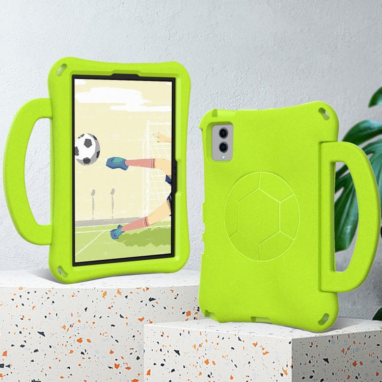 For Samsung Galaxy Tab S8 11 X700N 2022 Handle Football Shaped EVA Shockproof Tablet Case(Grass Green) by buy2fix