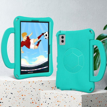 For Samsung Galaxy Tab S8 11 X700N 2022 Handle Football Shaped EVA Shockproof Tablet Case(Mint Green) by buy2fix
