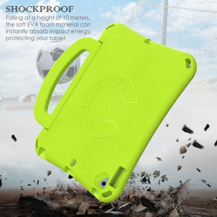 For iPad 9.7 2017/2018 / Air 2 / Air Handle Football Shaped EVA Shockproof Tablet Case(Mint  Green) - More iPad Cases by buy2fix | Online Shopping UK | buy2fix