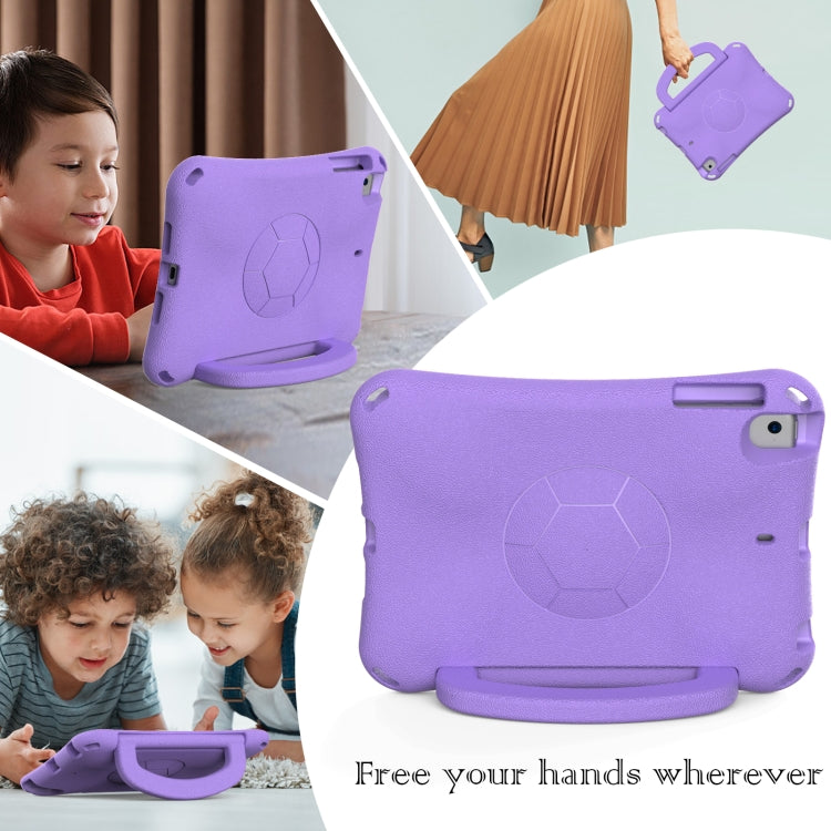 For iPad mini 5 / 4 / 3 /2 / 1 Handle Football Shaped EVA Shockproof Tablet Case(Light Purple) - iPad mini (2019) / mini 5 Cases by buy2fix | Online Shopping UK | buy2fix