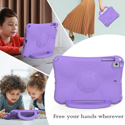 For iPad mini 5 / 4 / 3 /2 / 1 Handle Football Shaped EVA Shockproof Tablet Case(Light Purple) - iPad mini (2019) / mini 5 Cases by buy2fix | Online Shopping UK | buy2fix
