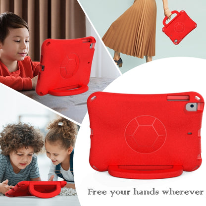 For iPad mini 5 / 4 / 3 /2 / 1 Handle Football Shaped EVA Shockproof Tablet Case(Red) - iPad mini (2019) / mini 5 Cases by buy2fix | Online Shopping UK | buy2fix