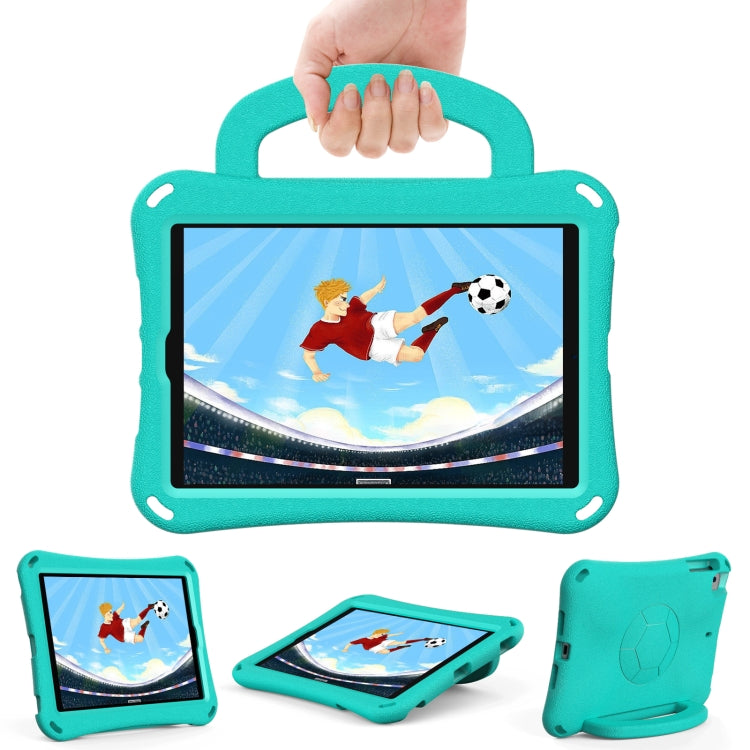 For iPad mini 5 / 4 / 3 /2 / 1 Handle Football Shaped EVA Shockproof Tablet Case(Mint  Green) - iPad mini (2019) / mini 5 Cases by buy2fix | Online Shopping UK | buy2fix