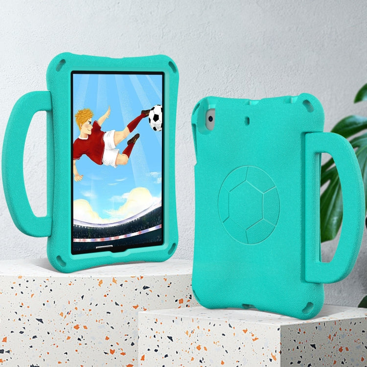 For iPad mini 5 / 4 / 3 /2 / 1 Handle Football Shaped EVA Shockproof Tablet Case(Mint  Green) - iPad mini (2019) / mini 5 Cases by buy2fix | Online Shopping UK | buy2fix