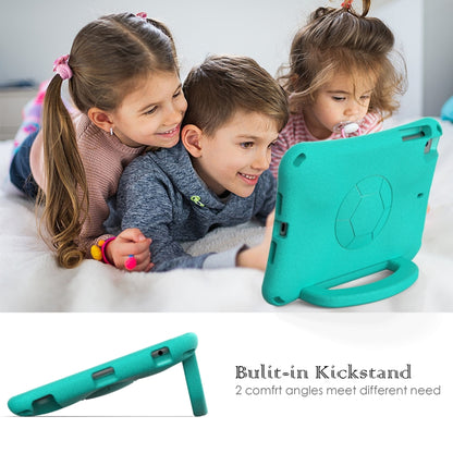 For iPad mini 5 / 4 / 3 /2 / 1 Handle Football Shaped EVA Shockproof Tablet Case(Mint  Green) - iPad mini (2019) / mini 5 Cases by buy2fix | Online Shopping UK | buy2fix