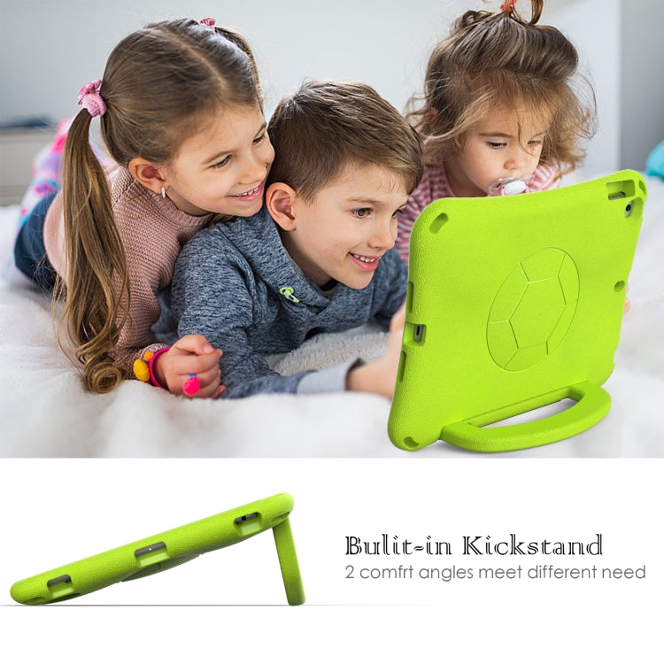 For iPad 10.2 2019/2021/2022 Handle Football Shaped EVA Shockproof Tablet Case(Grass Green) - iPad 10.2 Cases by buy2fix | Online Shopping UK | buy2fix
