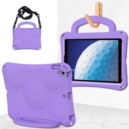 For iPad Air 3 10.5 2019 / Pro 10.5 Handle Football Shaped EVA Shockproof Tablet Case(Light Purple) - iPad Air (2019) Cases by buy2fix | Online Shopping UK | buy2fix