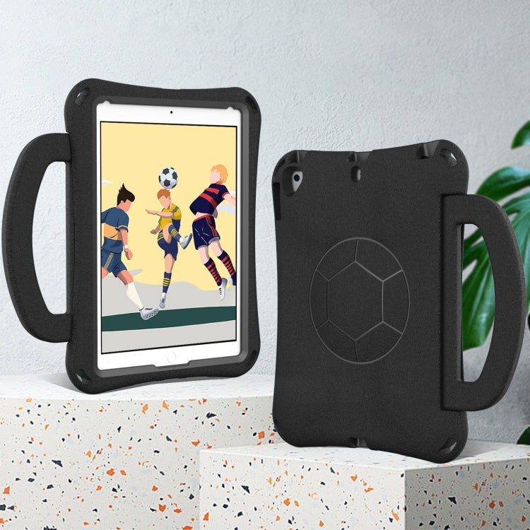 For iPad Air 3 10.5 2019 / Pro 10.5 Handle Football Shaped EVA Shockproof Tablet Case(Black) - iPad Air (2019) Cases by buy2fix | Online Shopping UK | buy2fix