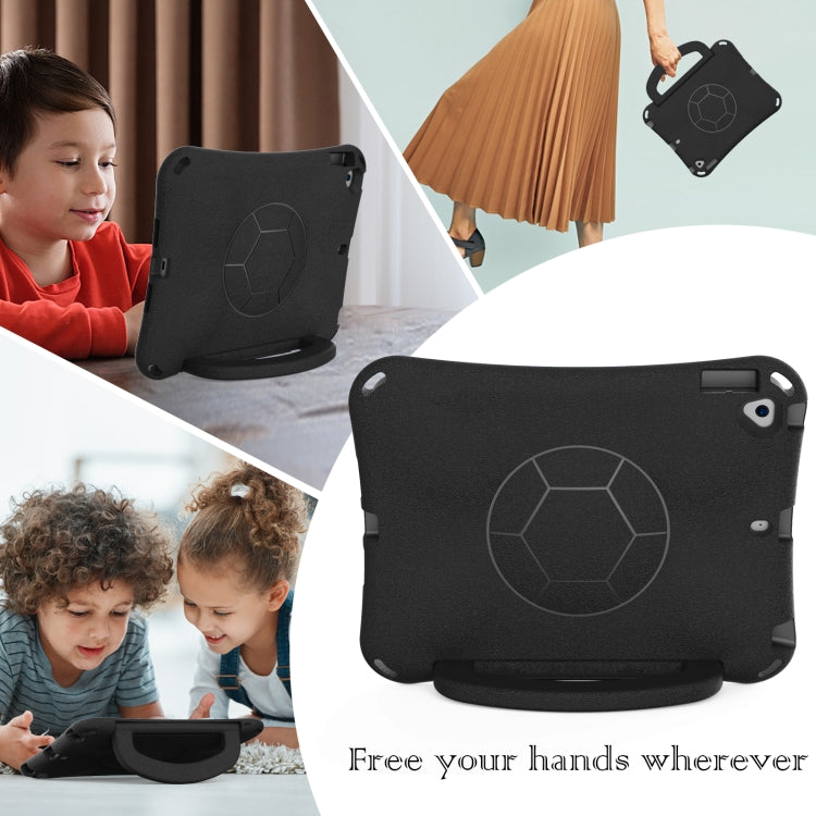 For iPad Air 3 10.5 2019 / Pro 10.5 Handle Football Shaped EVA Shockproof Tablet Case(Black) - iPad Air (2019) Cases by buy2fix | Online Shopping UK | buy2fix