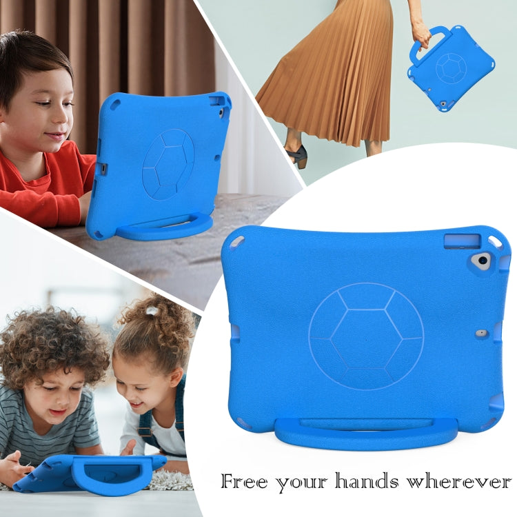For iPad Air 3 10.5 2019 / Pro 10.5 Handle Football Shaped EVA Shockproof Tablet Case(Blue) - iPad Air (2019) Cases by buy2fix | Online Shopping UK | buy2fix