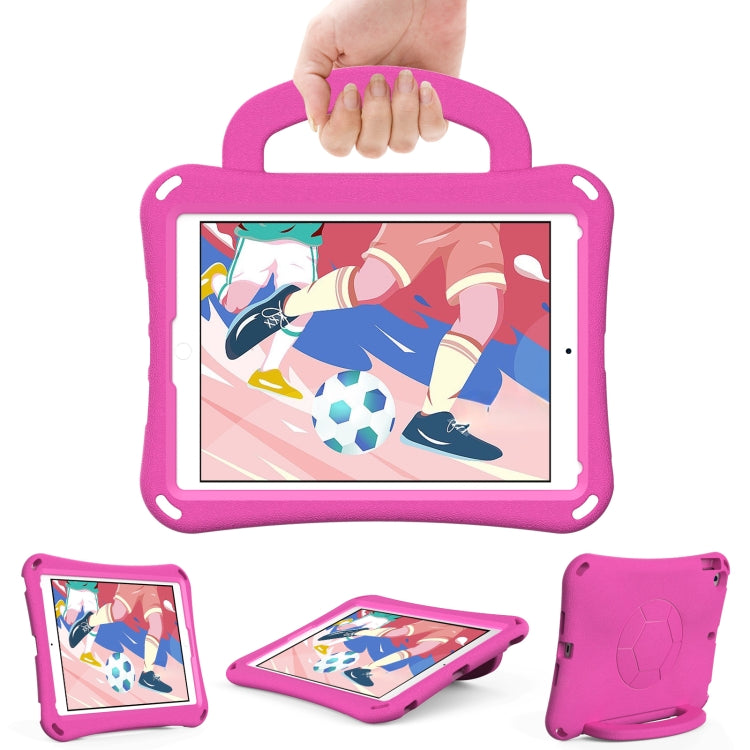 For iPad Air 3 10.5 2019 / Pro 10.5 Handle Football Shaped EVA Shockproof Tablet Case(Rose Red) - iPad Air (2019) Cases by buy2fix | Online Shopping UK | buy2fix