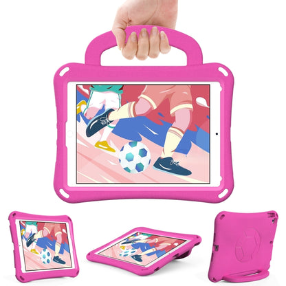 For iPad Air 3 10.5 2019 / Pro 10.5 Handle Football Shaped EVA Shockproof Tablet Case(Rose Red) - iPad Air (2019) Cases by buy2fix | Online Shopping UK | buy2fix