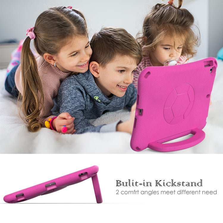 For iPad Air 3 10.5 2019 / Pro 10.5 Handle Football Shaped EVA Shockproof Tablet Case(Rose Red) - iPad Air (2019) Cases by buy2fix | Online Shopping UK | buy2fix