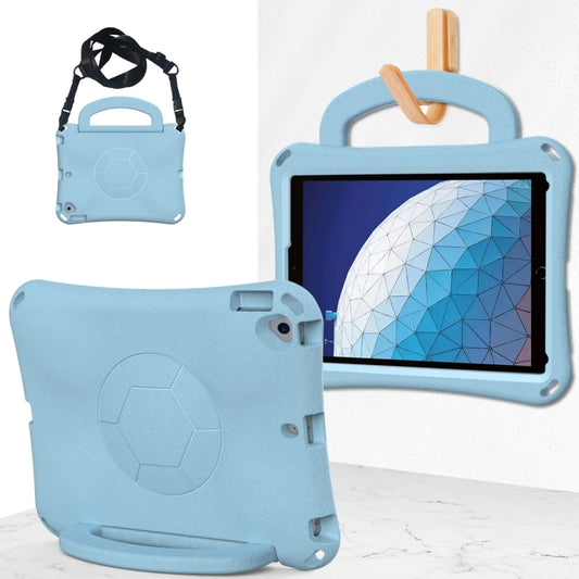For iPad Air 3 10.5 2019 / Pro 10.5 Handle Football Shaped EVA Shockproof Tablet Case(Light Blue) - iPad Air (2019) Cases by buy2fix | Online Shopping UK | buy2fix