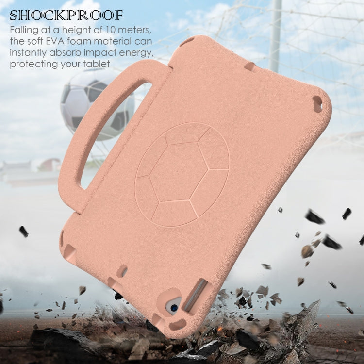 For iPad Air 3 10.5 2019 / Pro 10.5 Handle Football Shaped EVA Shockproof Tablet Case(Light Pink) - iPad Air (2019) Cases by buy2fix | Online Shopping UK | buy2fix