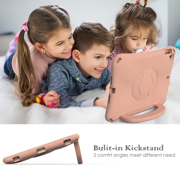 For iPad Air 3 10.5 2019 / Pro 10.5 Handle Football Shaped EVA Shockproof Tablet Case(Light Pink) - iPad Air (2019) Cases by buy2fix | Online Shopping UK | buy2fix
