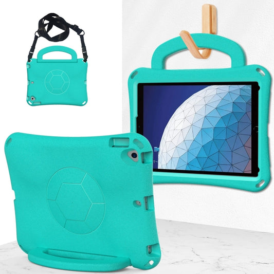 For iPad Air 3 10.5 2019 / Pro 10.5 Handle Football Shaped EVA Shockproof Tablet Case(Mint  Green) - iPad Air (2019) Cases by buy2fix | Online Shopping UK | buy2fix