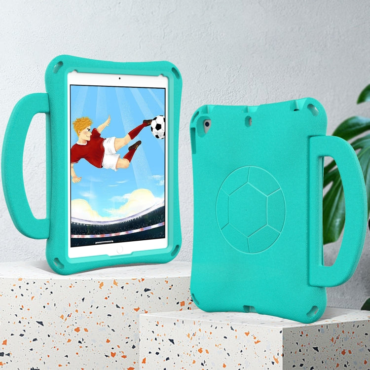 For iPad Air 3 10.5 2019 / Pro 10.5 Handle Football Shaped EVA Shockproof Tablet Case(Mint  Green) - iPad Air (2019) Cases by buy2fix | Online Shopping UK | buy2fix