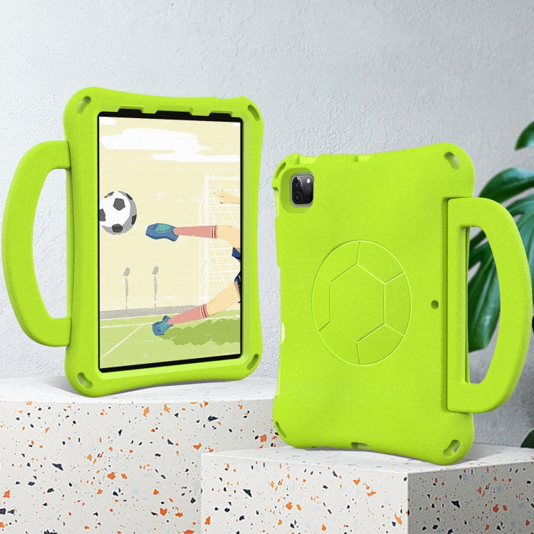 For iPad Air 10.9 2022 / 2020 Handle Football Shaped EVA Shockproof Tablet Case(Grass Green) - More iPad Cases by buy2fix | Online Shopping UK | buy2fix