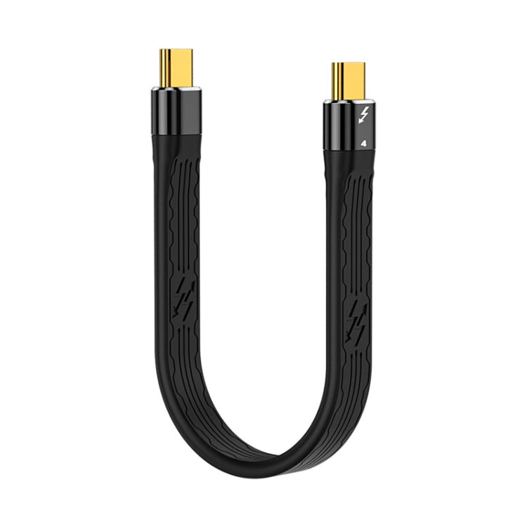 13cm Thunderbolt 4 USB-C / Type-C Male to Male PD 100W Charge FPC Data Cable - USB-C & Type-C Cable by buy2fix | Online Shopping UK | buy2fix