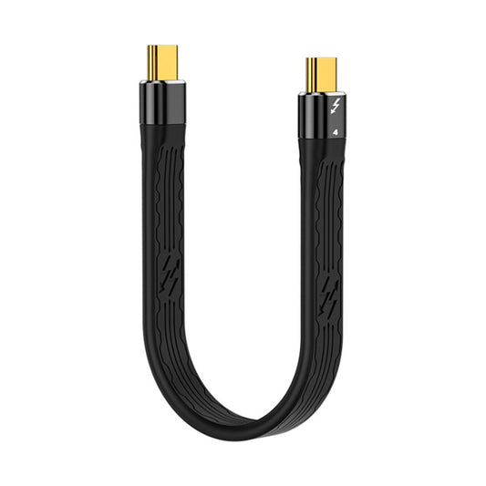 22cm Thunderbolt 4 USB-C / Type-C Male to Male PD 100W Charge FPC Data Cable - USB-C & Type-C Cable by buy2fix | Online Shopping UK | buy2fix