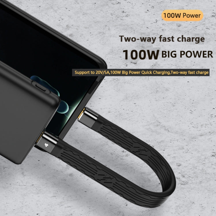 13cm Thunderbolt 4 USB-C / Type-C Male to Male PD 100W Charge FPC Data Cable - USB-C & Type-C Cable by buy2fix | Online Shopping UK | buy2fix