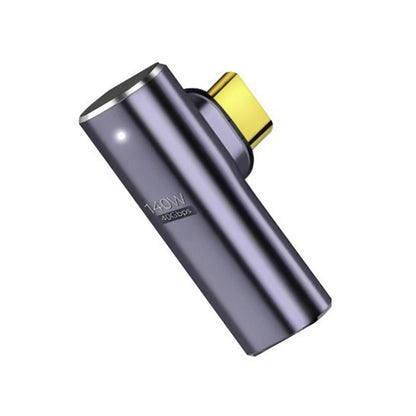 140W 5A USB 4.0 USB-C / Type-C to Type-C 40Gbps Data OTG Magnetic Adapter, Spec:Forward Elbow by buy2fix