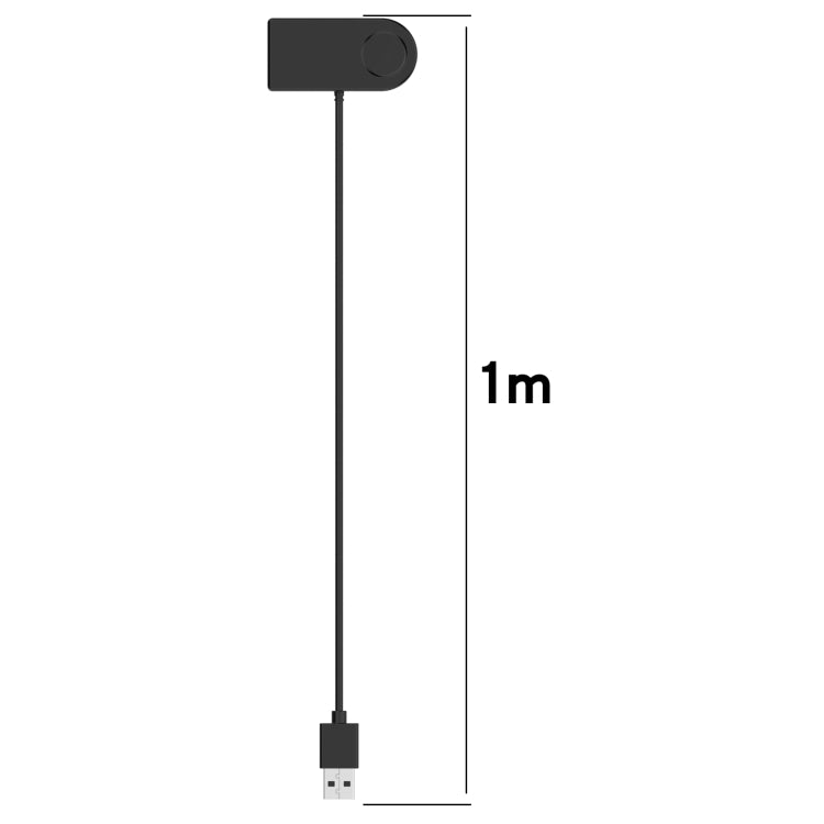 For GolfBuddy W12 Watch Charging Cable Charging Clip, Length: 1m(Black) - Charger by buy2fix | Online Shopping UK | buy2fix