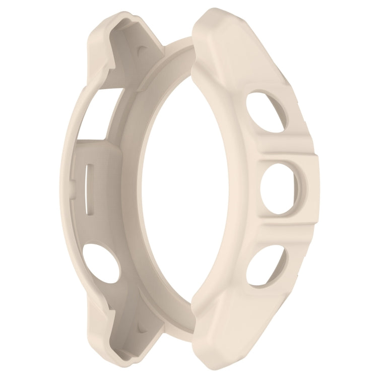 For Garmin Quatix 7 Pro Armored Hollow Half Pack TPU Watch Protective Case(Starlight Color) - Watch Cases by buy2fix | Online Shopping UK | buy2fix