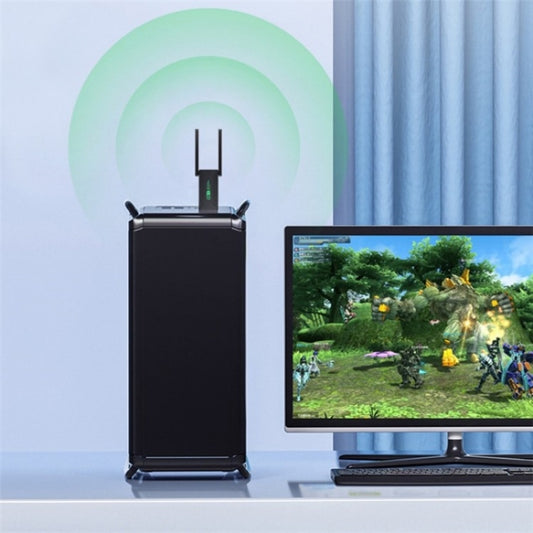 For Desktop PC Laptop Dual Band Driver-Free USB3.0 5G 1200Mbps WiFi Wireless Adapter by buy2fix