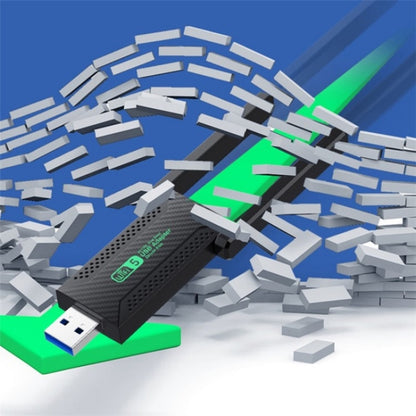 For Desktop PC Laptop Dual Band Driver-Free USB3.0 5G 1200Mbps WiFi Wireless Adapter by buy2fix