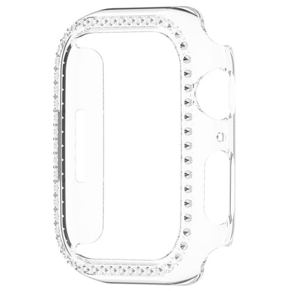 For Apple Watch SE 2025 / 2023 44mm Diamond Hollow PC Watch Case(Transparent) by buy2fix