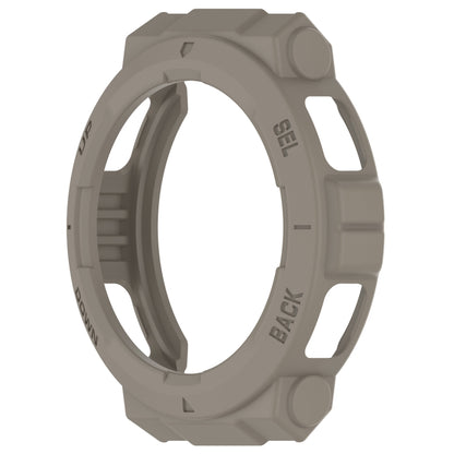 For Amazfit Active Edge A2212 Armored Hollow Half Pack TPU Watch Protective Case(Malmstone) - Watch Cases by buy2fix | Online Shopping UK | buy2fix