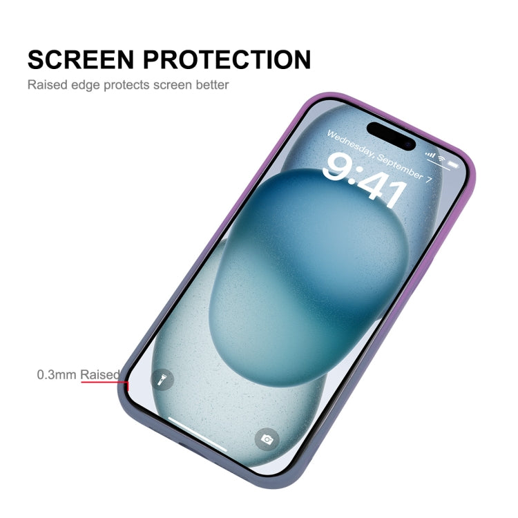 For iPhone 13 Pro ENKAY Hat-Prince MagSafe Rainbow Gradient Silicone Phone Case with Lens Film(Orange Yellow) by ENKAY