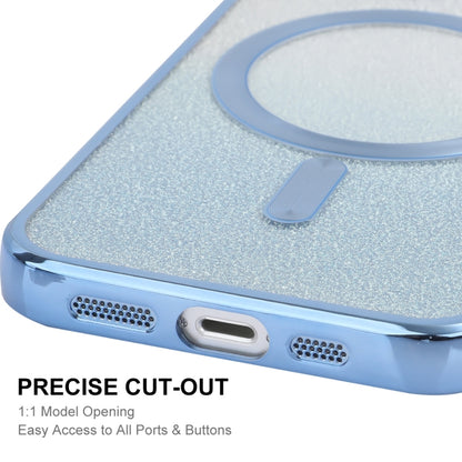 For iPhone 14 ENKAY Hat-Prince Magnetic Glitter Plated Shockproof Phone Case with Lens Film(Golden) - iPhone 14 Cases by ENKAY | Online Shopping UK | buy2fix
