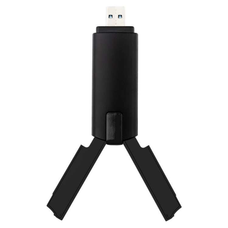 WD-AX3000 For Desktop PC WiFi Receiver USB 3.0 WiFi6 Driver Free Wireless Network Card(Black) by buy2fix