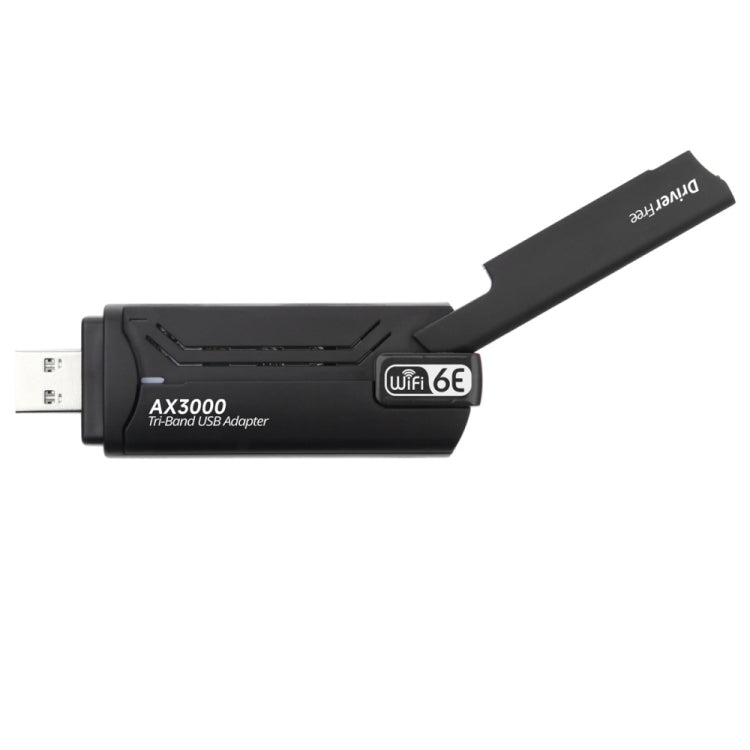 WD-AX3000 For Desktop PC WiFi Receiver USB 3.0 WiFi6 Driver Free Wireless Network Card(Black) by buy2fix
