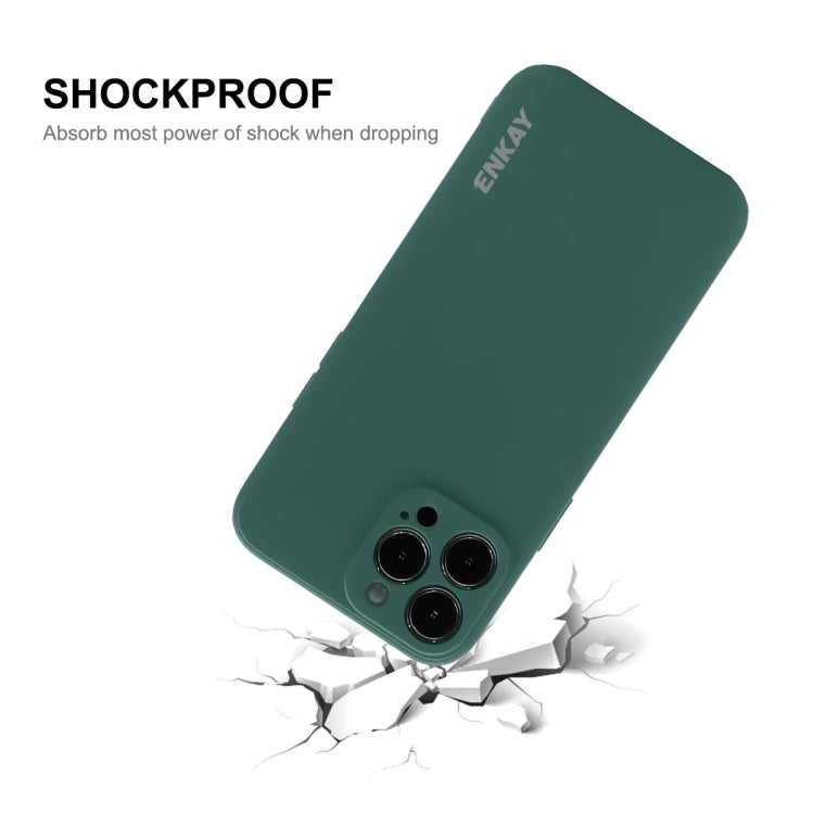 For iPhone 15 Pro ENKAY Liquid Silicone Soft Shockproof Phone Case(Pink) - iPhone 15 Pro Cases by ENKAY | Online Shopping UK | buy2fix