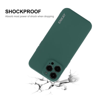 For iPhone 15 Pro ENKAY Liquid Silicone Soft Shockproof Phone Case(Pink) - iPhone 15 Pro Cases by ENKAY | Online Shopping UK | buy2fix
