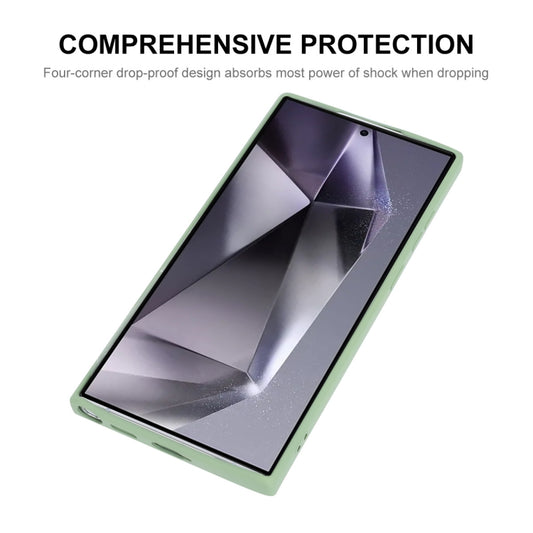 For Samsung Galaxy S25 Ultra 5G ENKAY Liquid Silicone Soft Shockproof Phone Case(Dark Green) - Galaxy S25 Ultra 5G Cases by ENKAY | Online Shopping UK | buy2fix