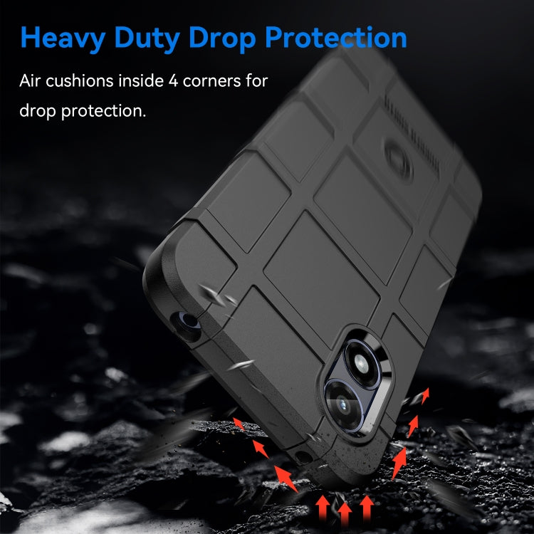 For Motorola Moto G Play 2024 Full Coverage Shockproof TPU Phone Case(Black) by buy2fix