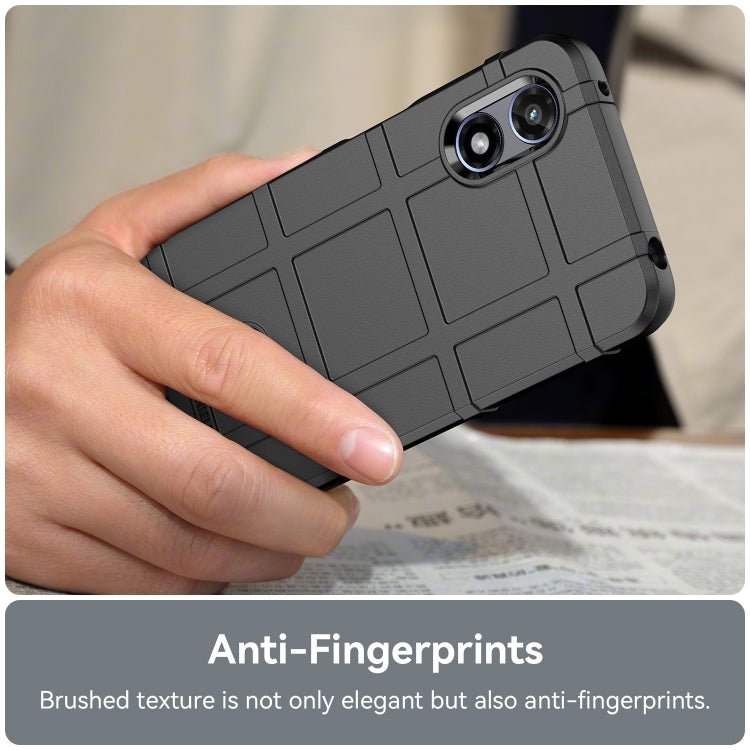 For Motorola Moto G Play 2024 Full Coverage Shockproof TPU Phone Case(Black) by buy2fix