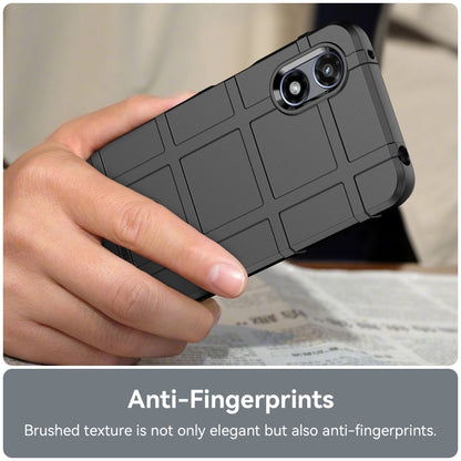 For Motorola Moto G Play 2024 Full Coverage Shockproof TPU Phone Case(Black) by buy2fix