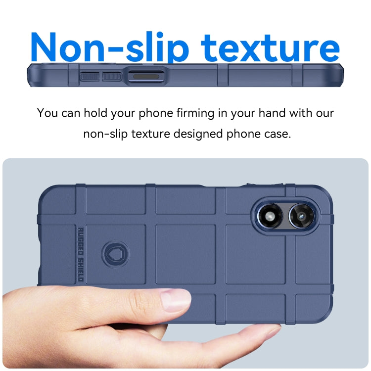 For Motorola Moto G Play 2024 Full Coverage Shockproof TPU Phone Case(Blue) by buy2fix