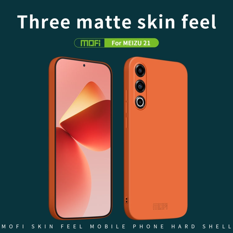 For Meizu 21 MOFI Qin Series Skin Feel All-inclusive PC Phone Case(Blue) - More Brand by MOFI | Online Shopping UK | buy2fix