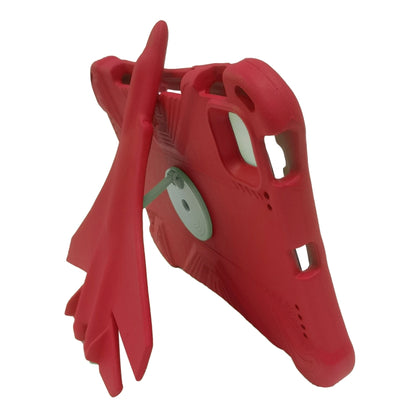 For iPad Pro 11 2020 / 2021 / 2022 360 Rotation Aircraft Holder EVA Shockproof Tablet Case(Red) - iPad Pro 11 (2022/2021) Cases by buy2fix | Online Shopping UK | buy2fix
