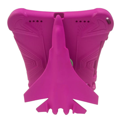 For iPad Pro 11 2020 / 2021 / 2022 360 Rotation Aircraft Holder EVA Shockproof Tablet Case(RoseRed) - iPad Pro 11 (2022/2021) Cases by buy2fix | Online Shopping UK | buy2fix